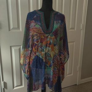 Multi-Colored Beaded Tunic